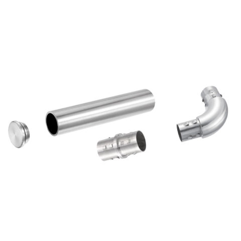 Main courante pour garde-corps en verre tube rond ø 48,3 mm - inox 304 316