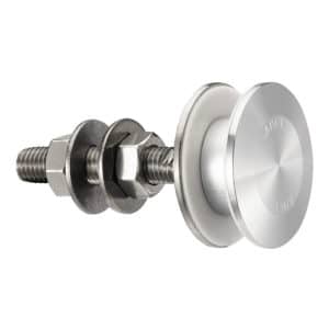 Fixed bolt for structural bolted glass - cylindrical head