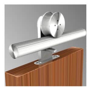 Sliding systems for a wooden door