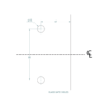 Serrure/gâche de sécurité verre/verre 90° pour portillon de piscine3