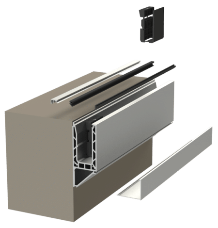 end cap covering osf offset lateral